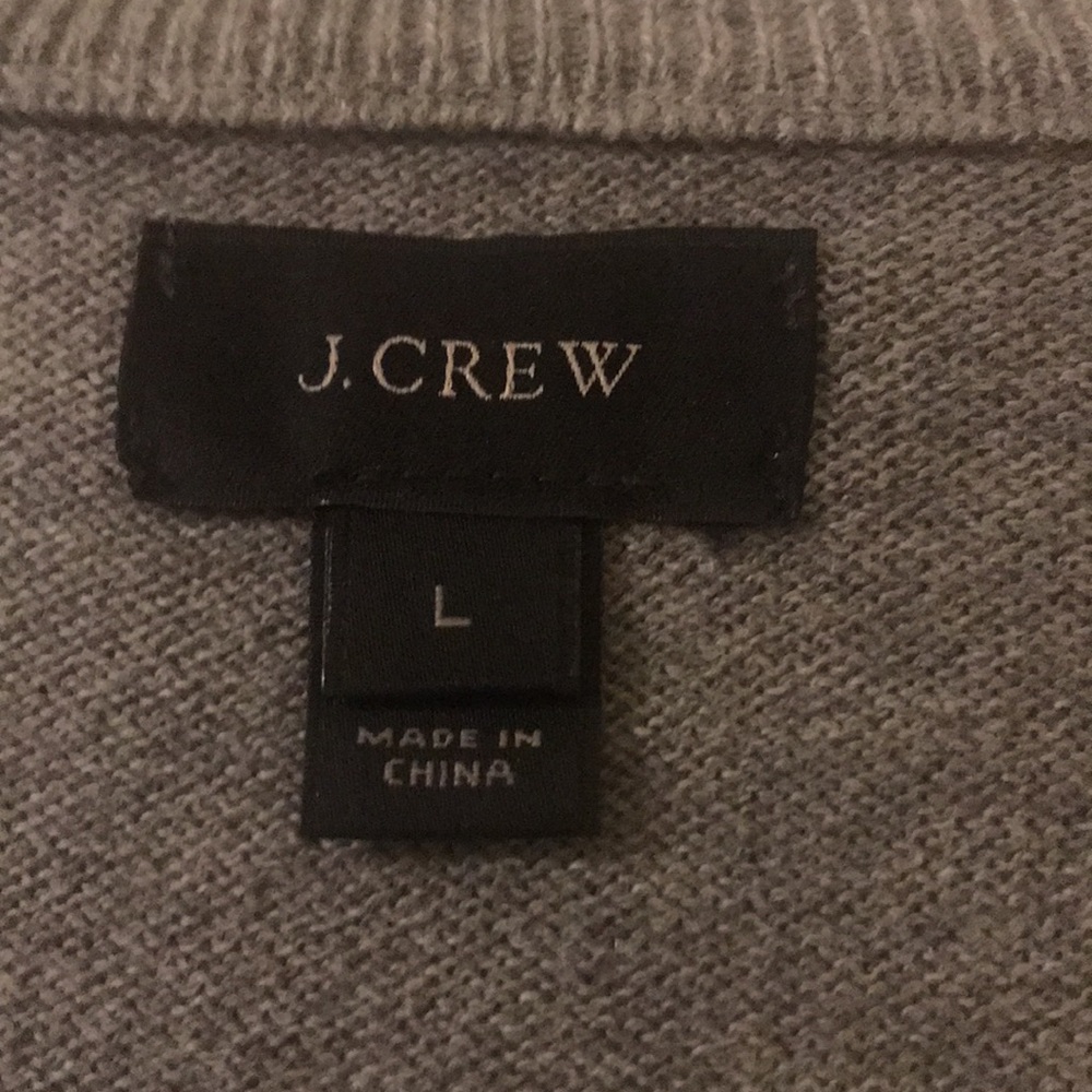 Men’s J Crew Grey Lg Sweater - Picture 2 of 5